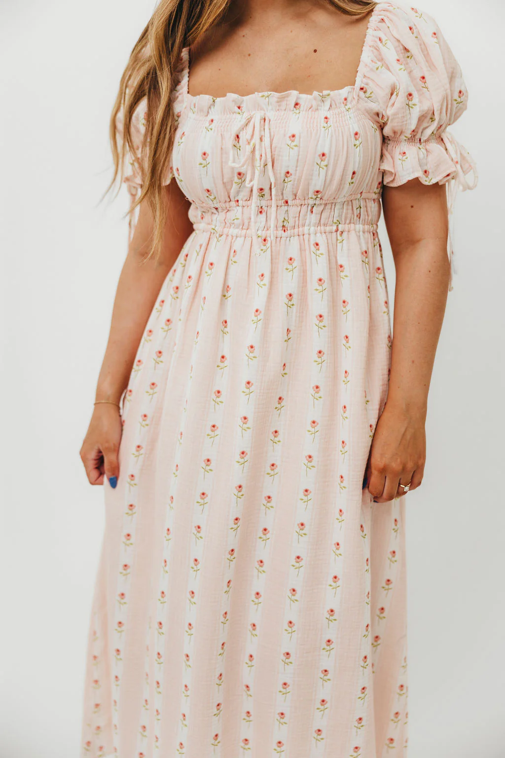 Savanna Steppe 100% Cotton Dress in Pink Rose - Bump Friendly & Inclusive Sizing - Image 12