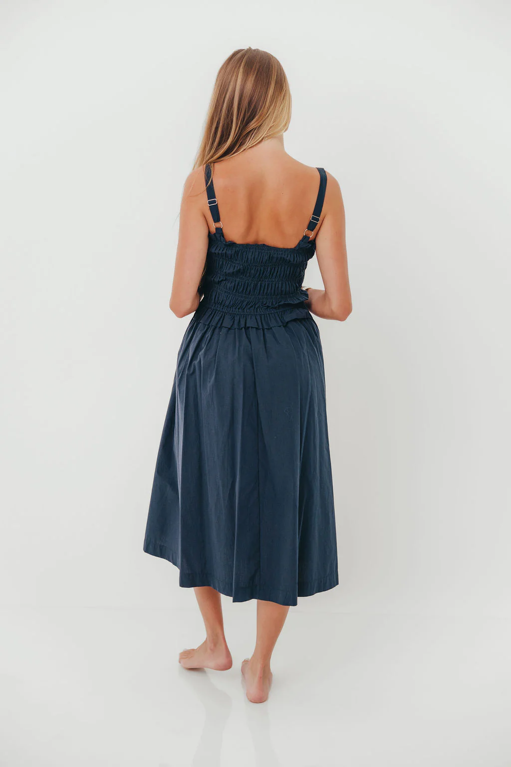 Juniper Midi Dress in Ink - Image 7