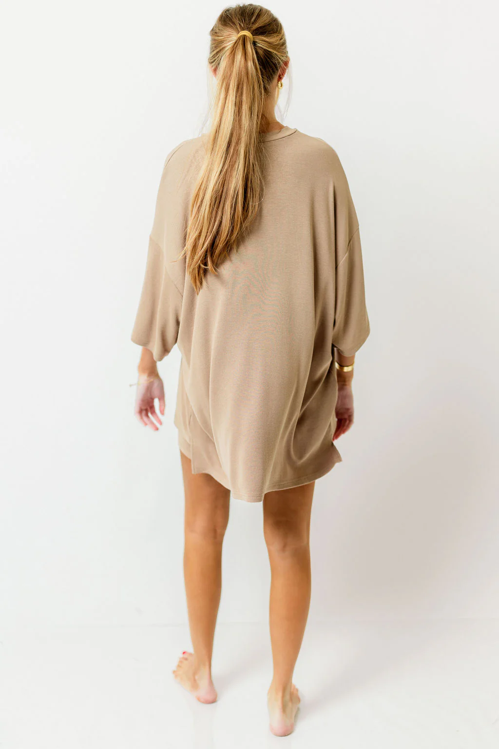 All Weekend Long Set Short Sleeves Biscotti - Image 11