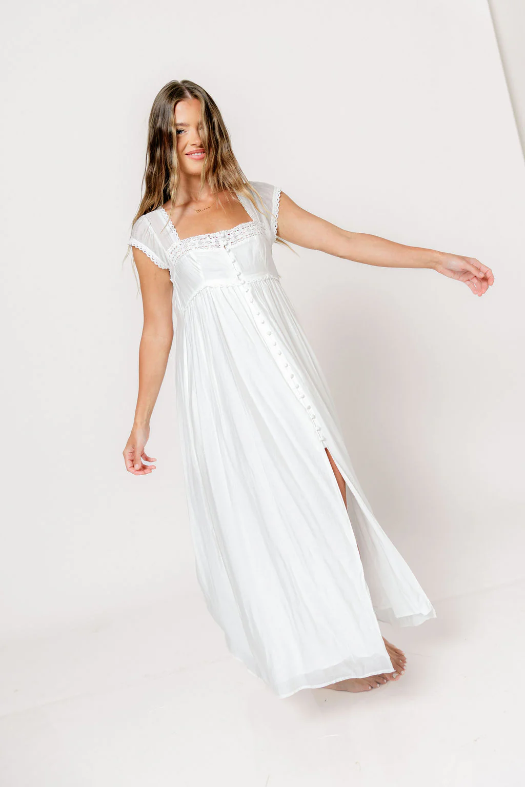Amelie Maxi Dress in Off-White *5/31 PRE-ORDER* - Image 22