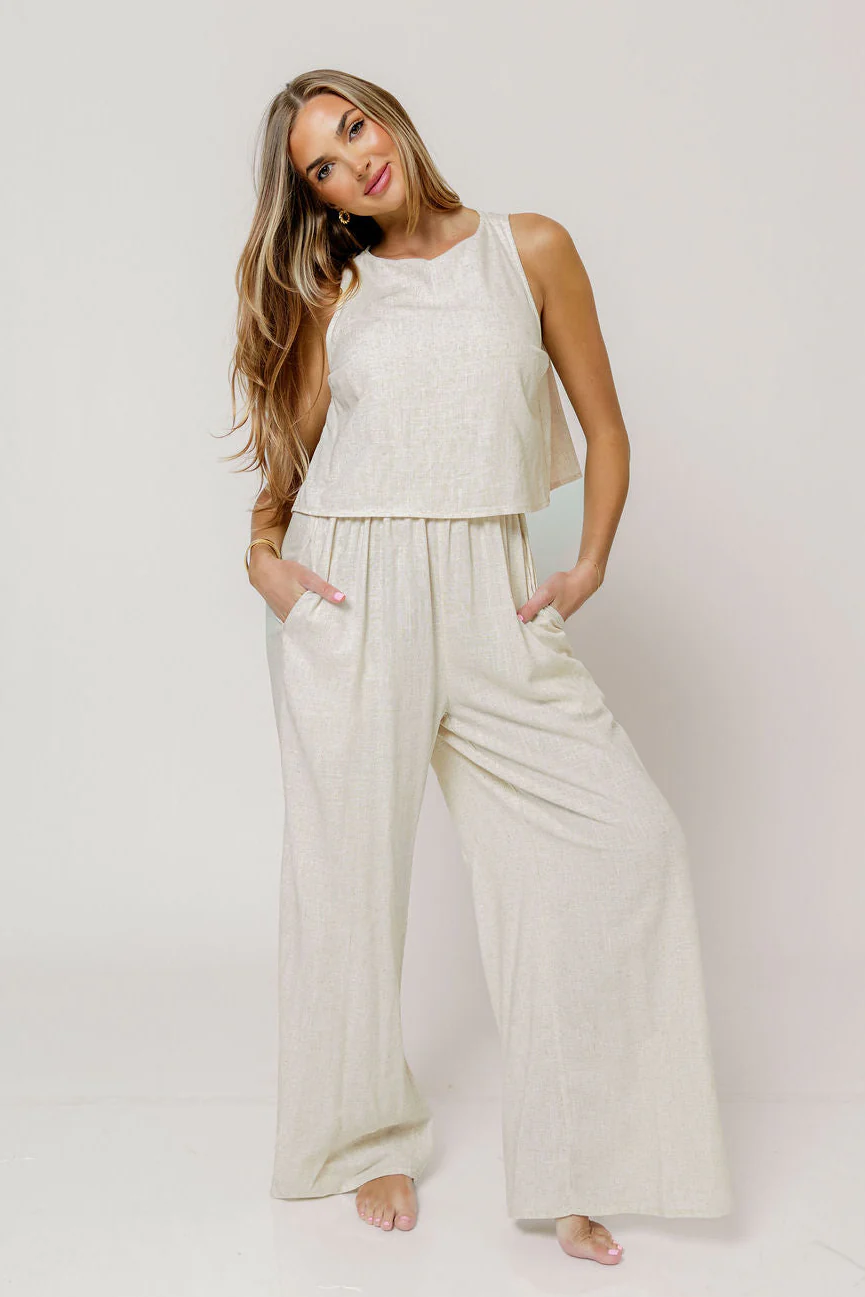 Angie Jumpsuit in Natural - Image 4
