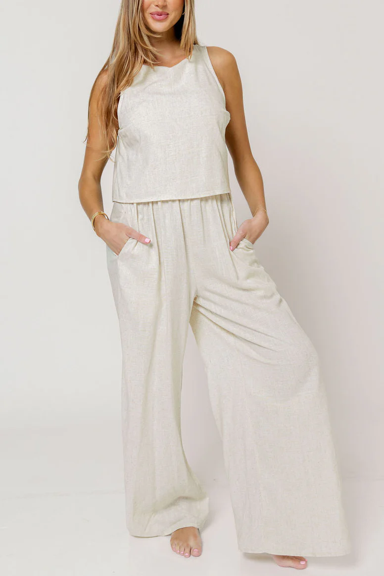 Angie Jumpsuit in Natural - Image 5
