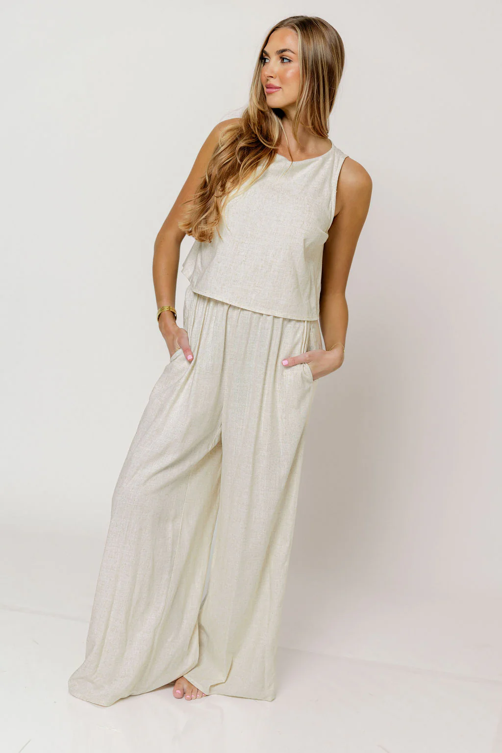 Angie Jumpsuit in Natural - Image 6