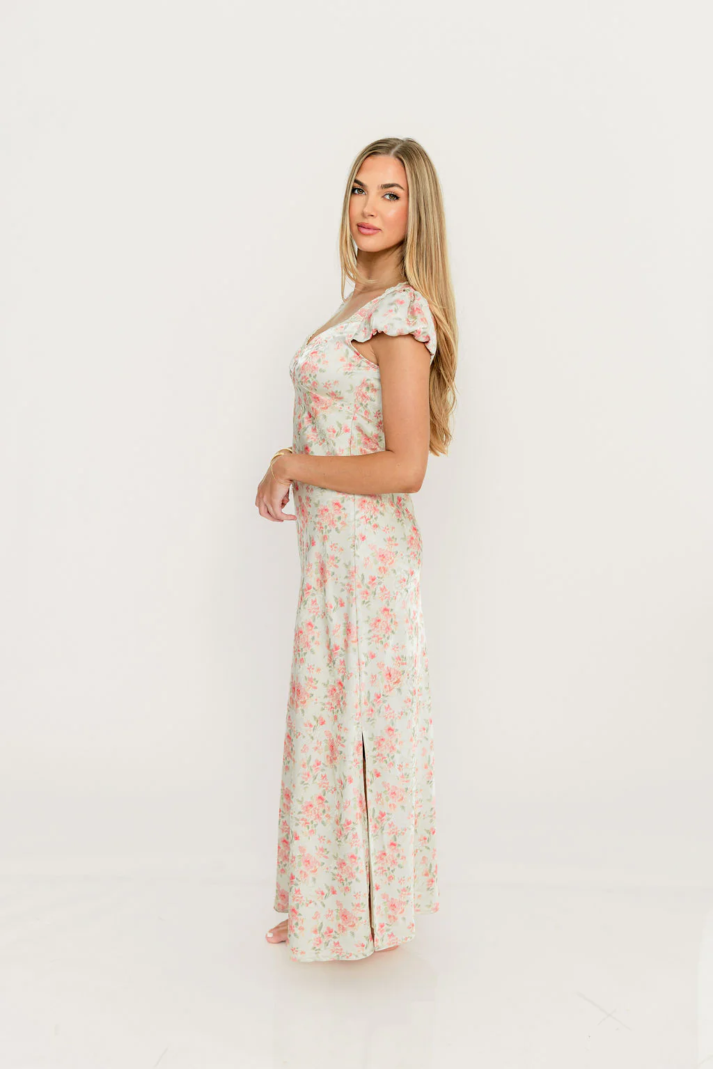 Aubrey Maxi Dress in Porcelain Blossom - Image 5