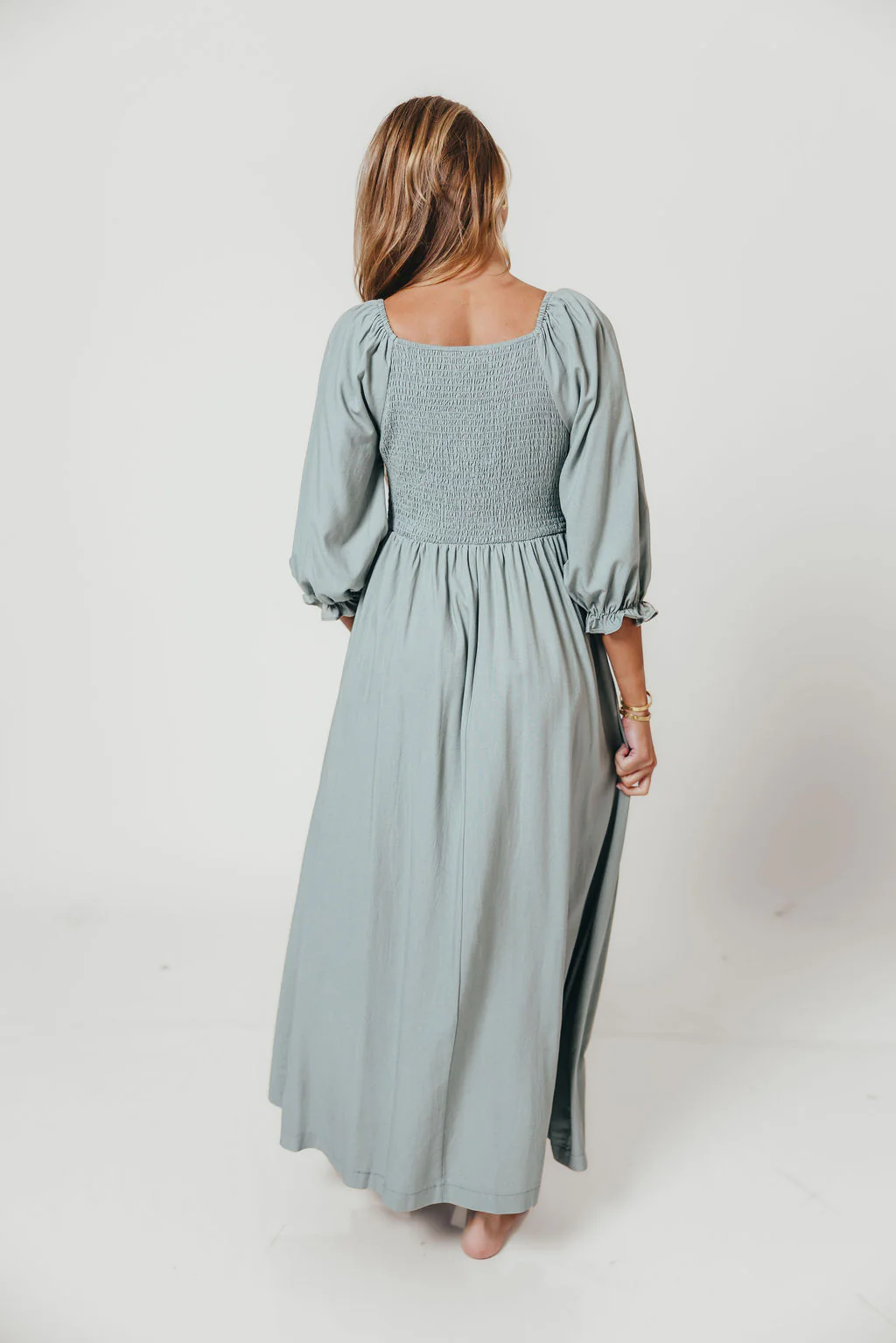 Cecilia Maxi Dress in Sage - Bump Friendly - Image 8