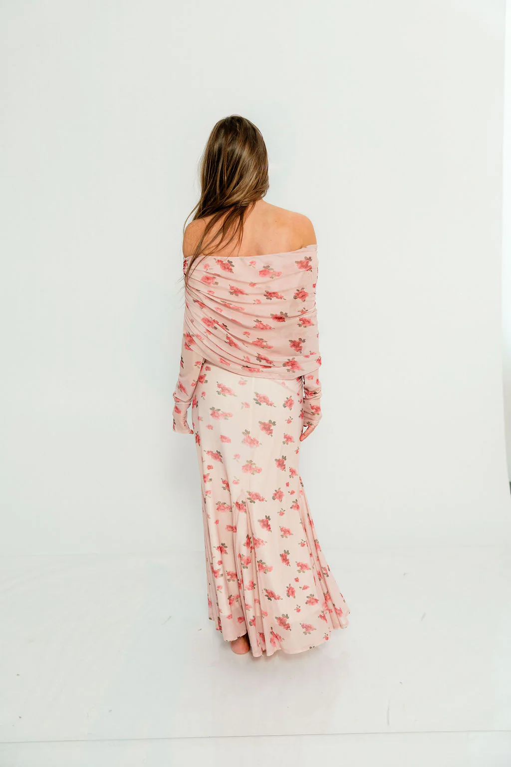 Azaleia Maxi Dress in Pink - Bump Friendly (size up for maternity) - Image 12