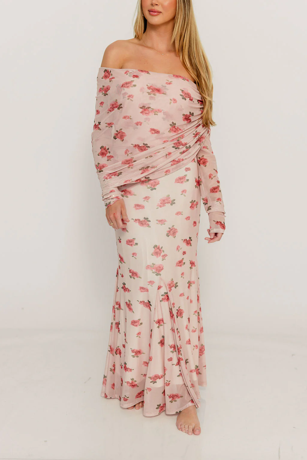 Azaleia Maxi Dress in Pink - Bump Friendly (size up for maternity) - Image 22