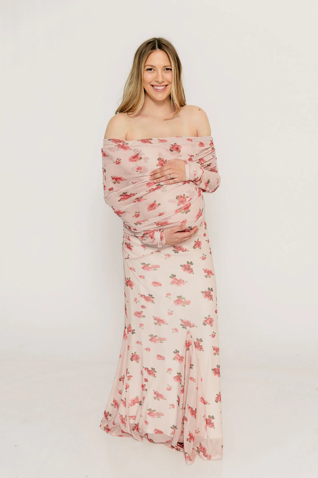 Azaleia Maxi Dress in Pink - Bump Friendly (size up for maternity) - Image 27