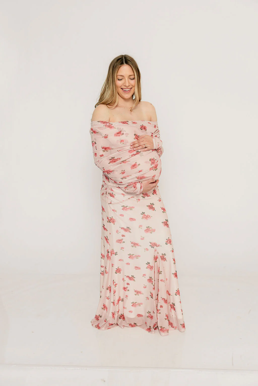 Azaleia Maxi Dress in Pink - Bump Friendly (size up for maternity) - Image 28