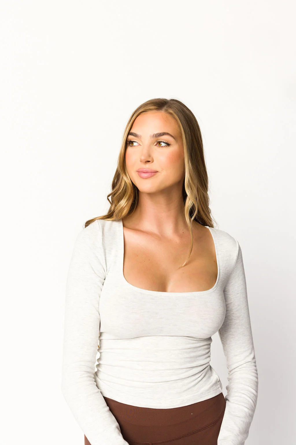 Be Mine Long Sleeve Top in Carrara - Image 10