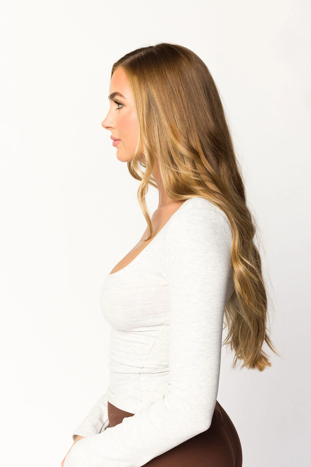 Be Mine Long Sleeve Top in Carrara - Image 12