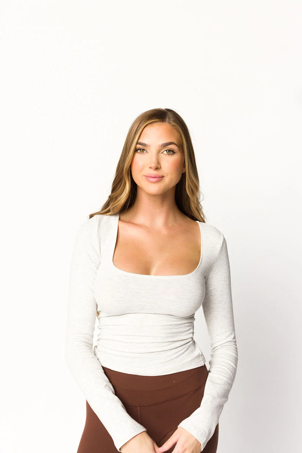 Be Mine Long Sleeve Top in Carrara - Image 9