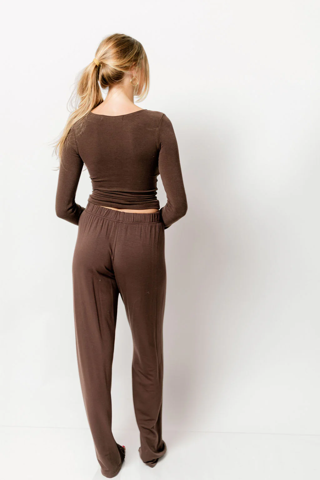 Be Mine Long Sleeve Top in Espresso - Image 6