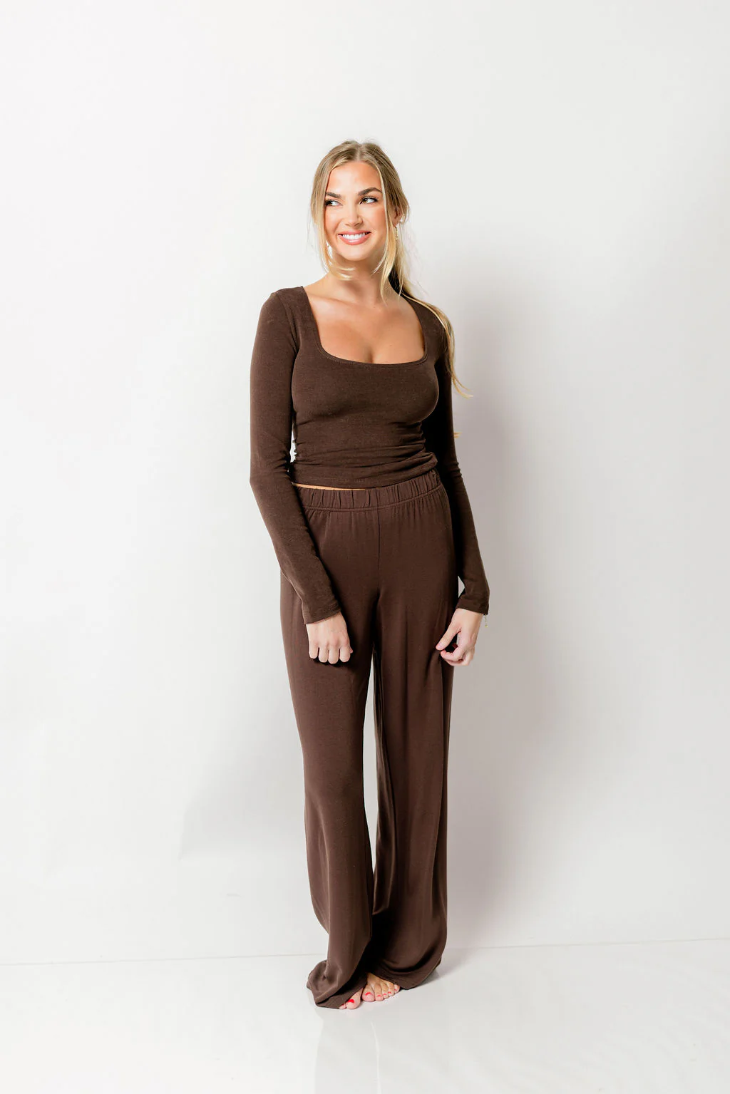 Be Mine Premium Lounge Pant in Espresso - Image 10