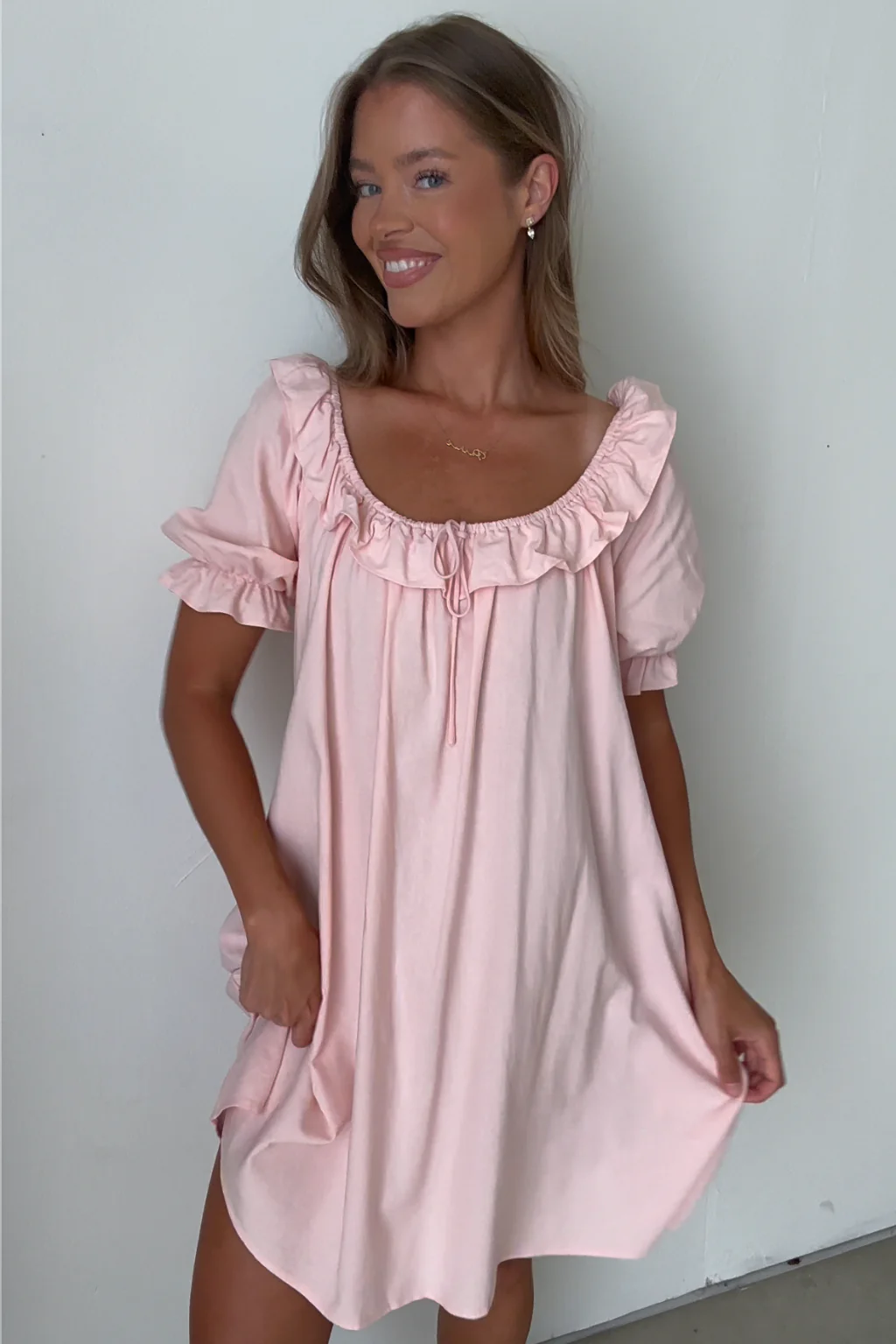 Betty Dress in Pale Pink *6/10 PRE-ORDER* - Image 4