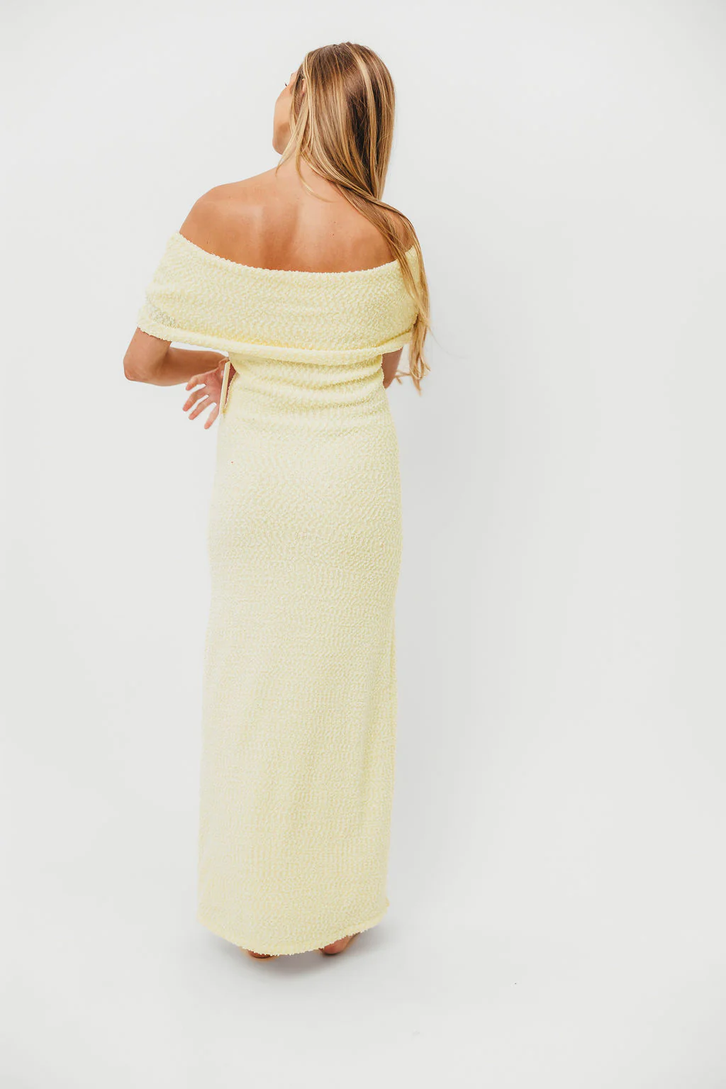 Brit Maxi Dress in Butter Yellow - Bump Friendly - Image 6