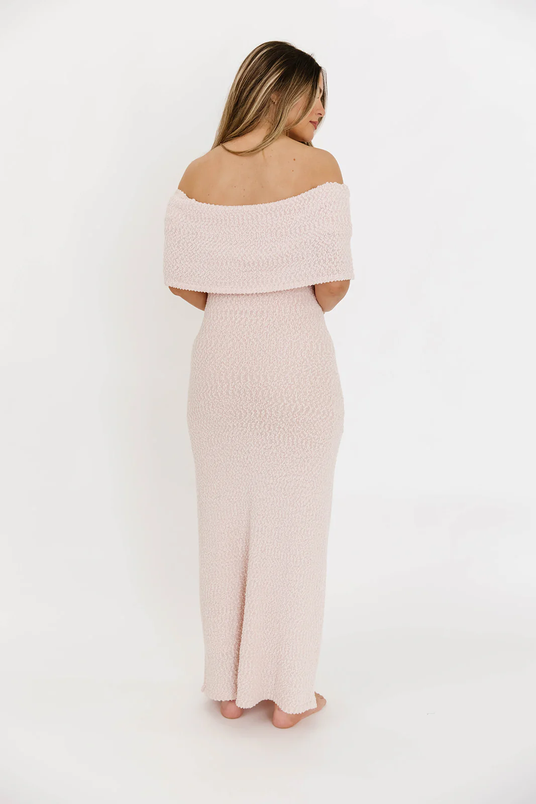 Brit Maxi Dress in Dusty Pink - Bump Friendly - Image 16
