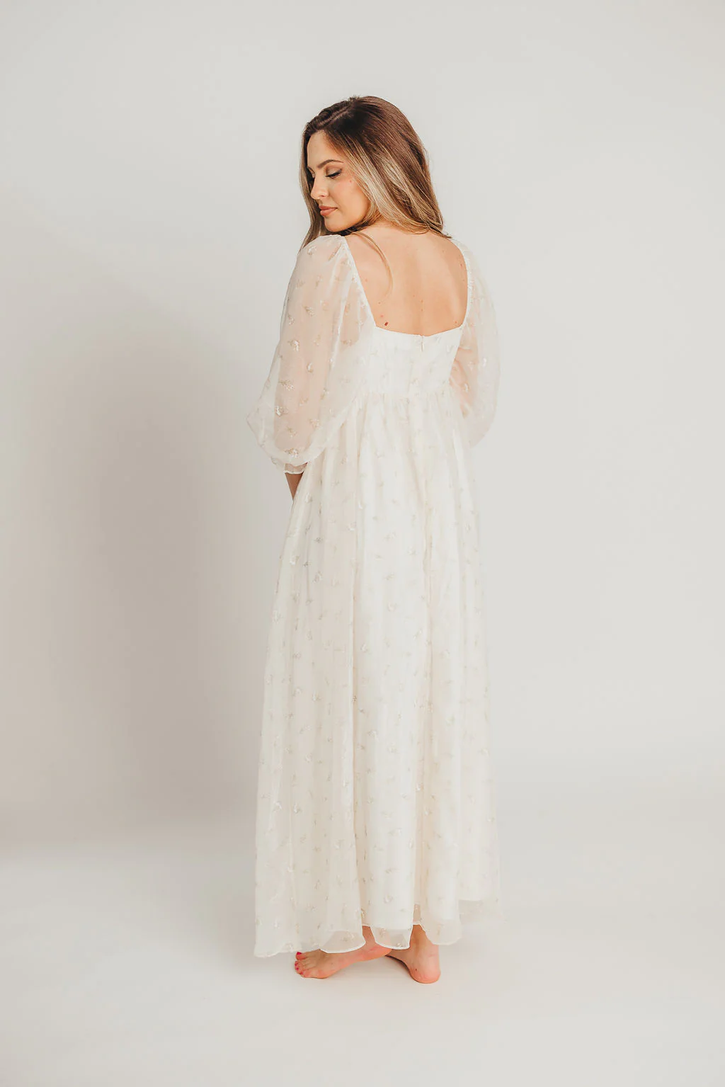Mona Maxi Dress with Smocking in Butter Floral - Bump Friendly & Inclusive Sizing (S-3XL) - Image 11