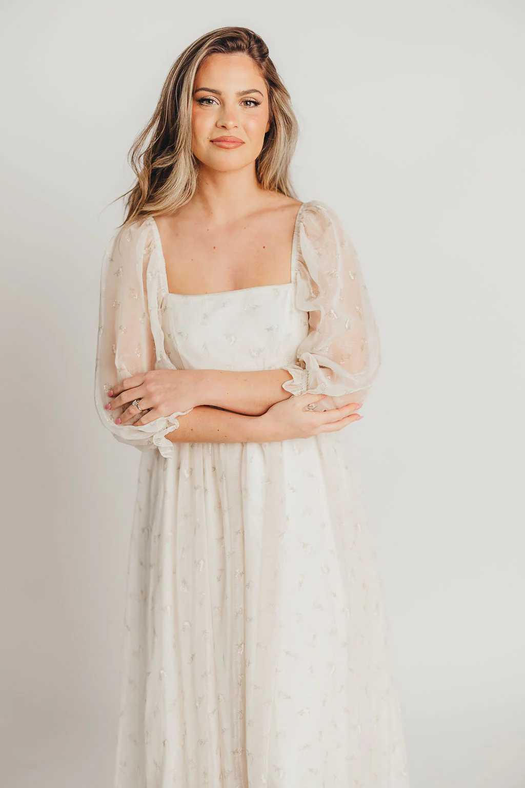 Mona Maxi Dress with Smocking in Butter Floral - Bump Friendly & Inclusive Sizing (S-3XL) - Image 13