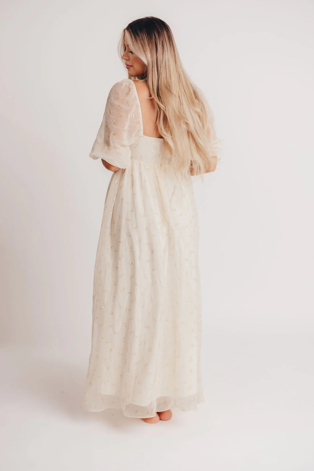 Mona Maxi Dress with Smocking in Butter Floral - Bump Friendly & Inclusive Sizing (S-3XL) - Image 21