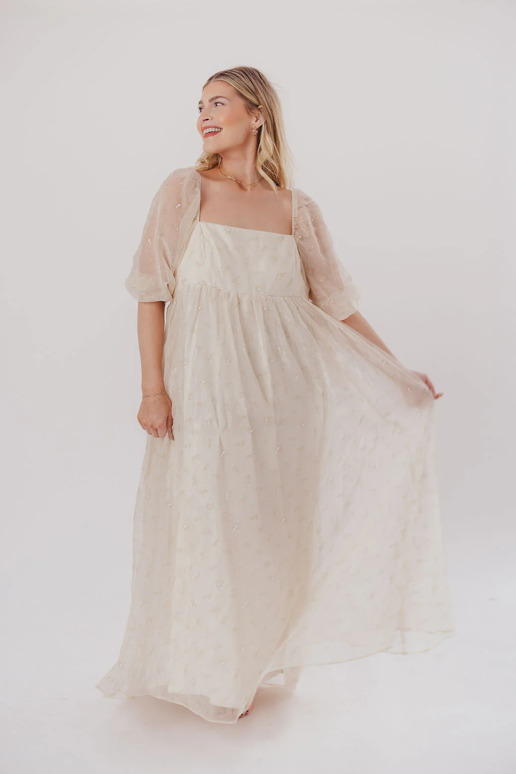 Mona Maxi Dress with Smocking in Butter Floral - Bump Friendly & Inclusive Sizing (S-3XL) - Image 29
