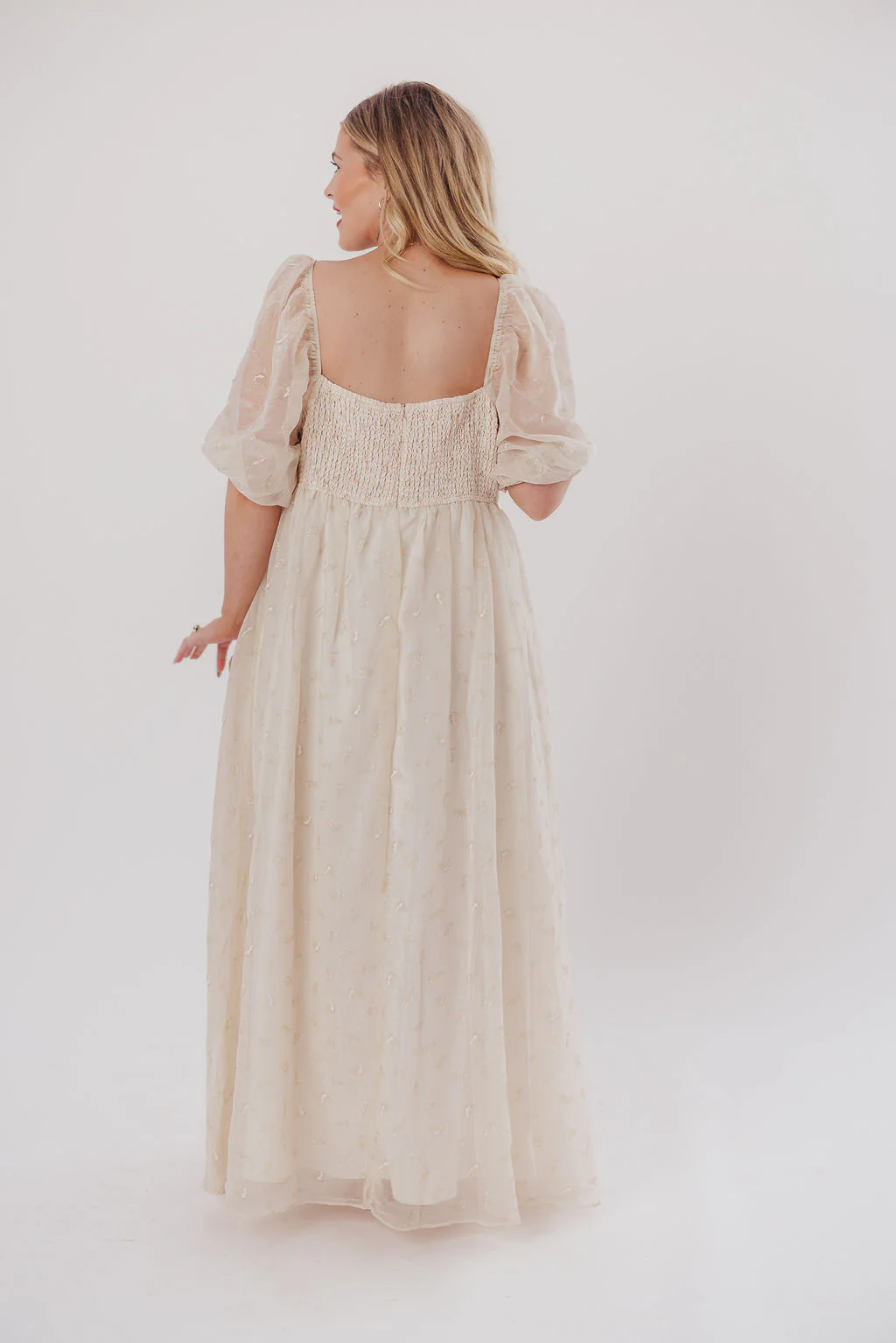 Mona Maxi Dress with Smocking in Butter Floral - Bump Friendly & Inclusive Sizing (S-3XL) - Image 37