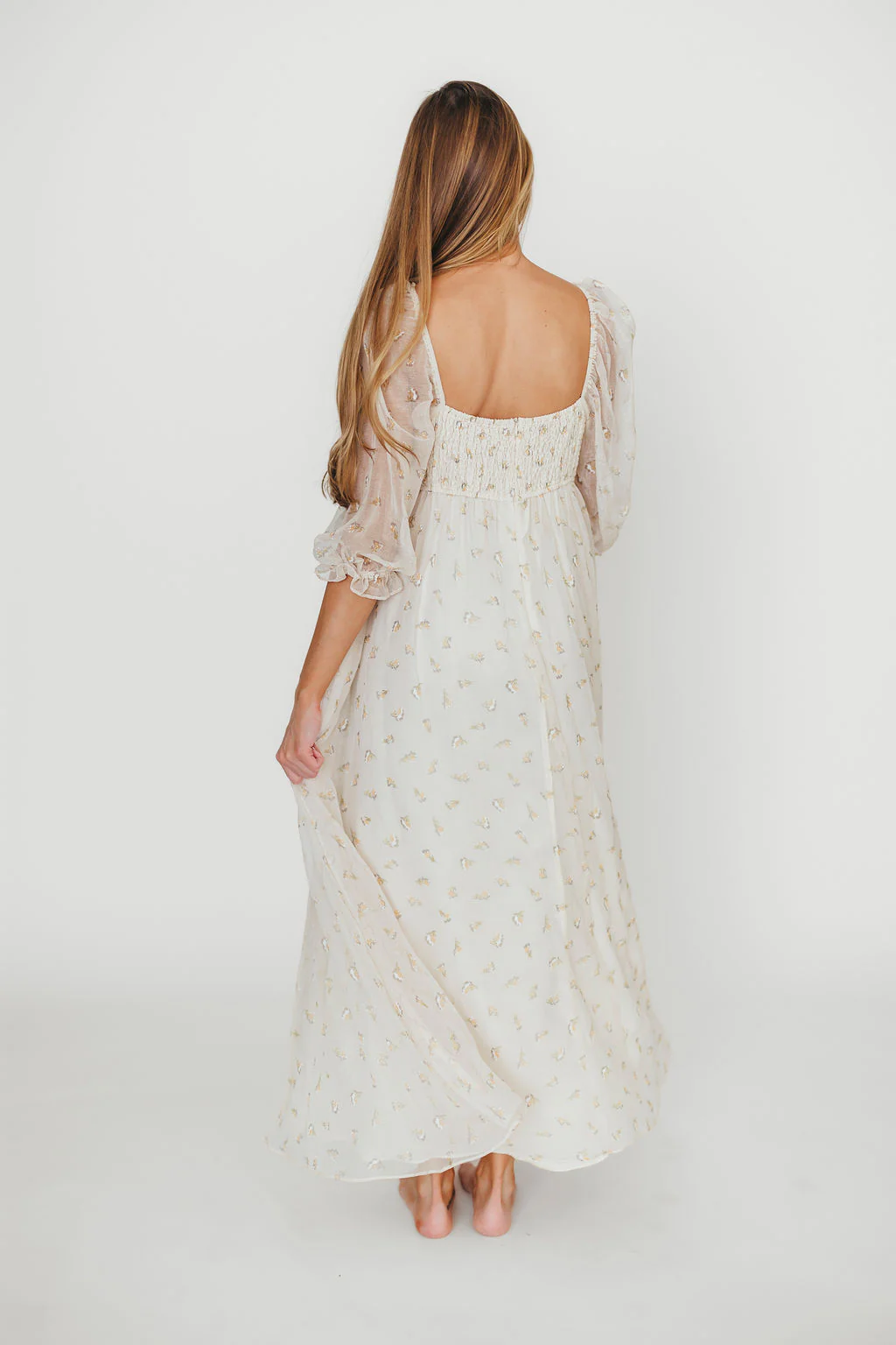 Mona Maxi Dress with Smocking in Butter Floral - Bump Friendly & Inclusive Sizing (S-3XL) - Image 38