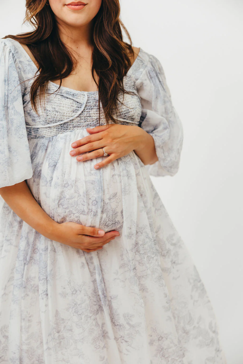 Harlow Maxi Dress in Light Blue Floral - Bump Friendly and Size Inclusive - Image 18
