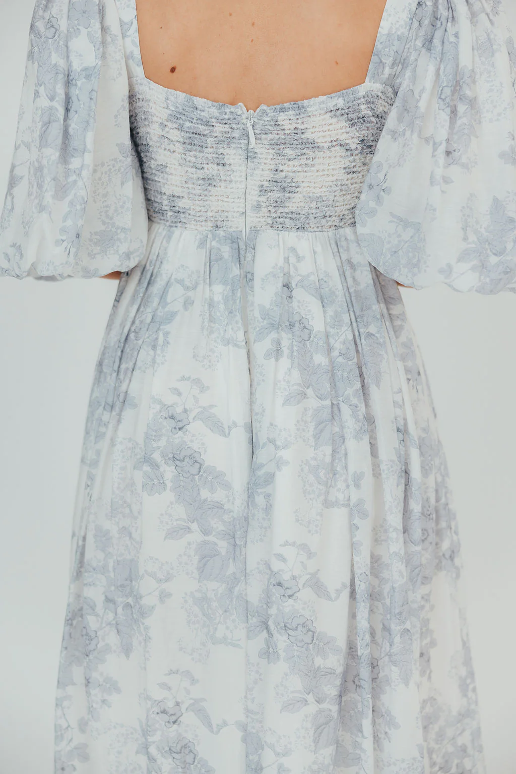 Harlow Maxi Dress in Light Blue Floral - Bump Friendly and Size Inclusive - Image 24