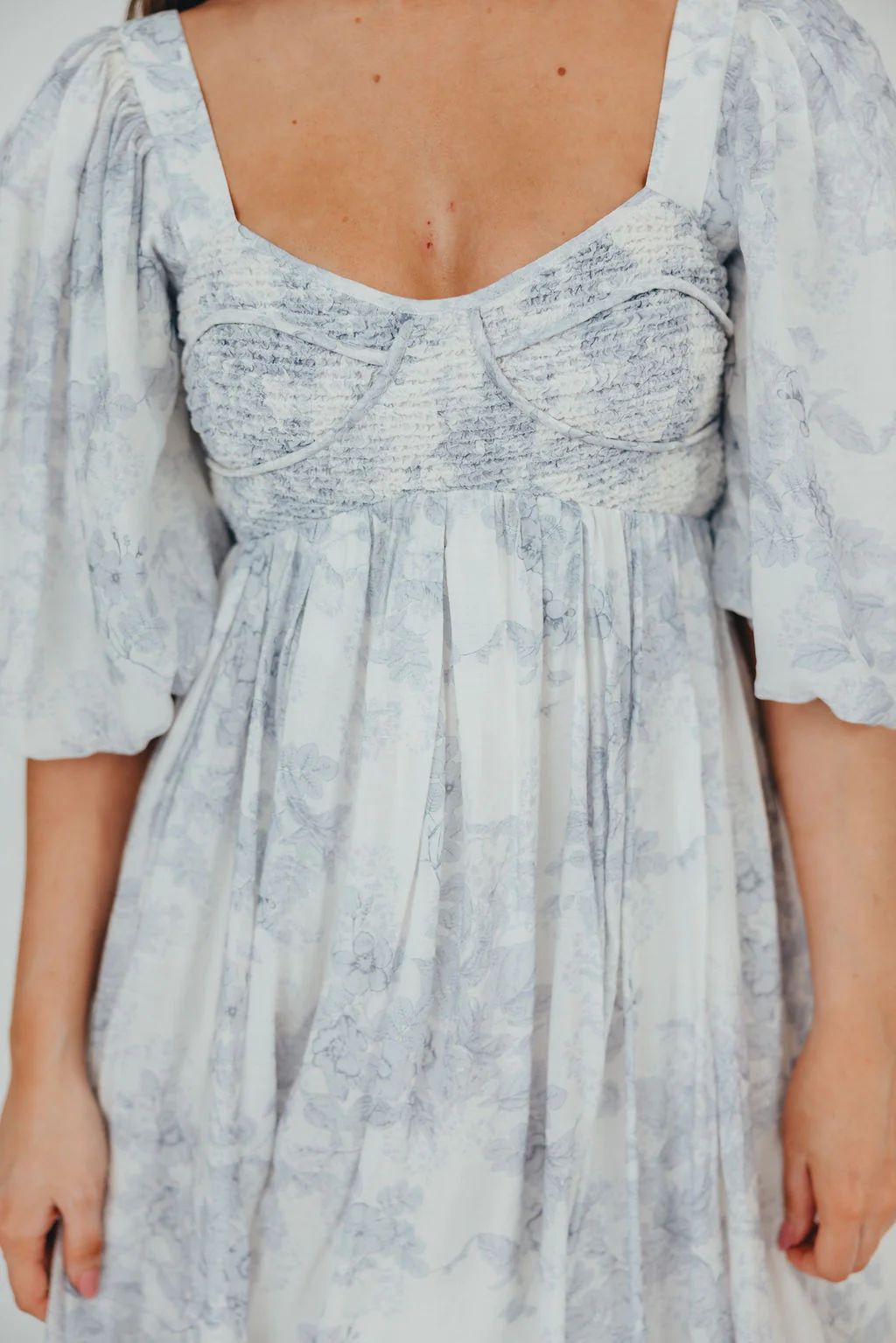 Harlow Maxi Dress in Light Blue Floral - Bump Friendly and Size Inclusive - Image 27