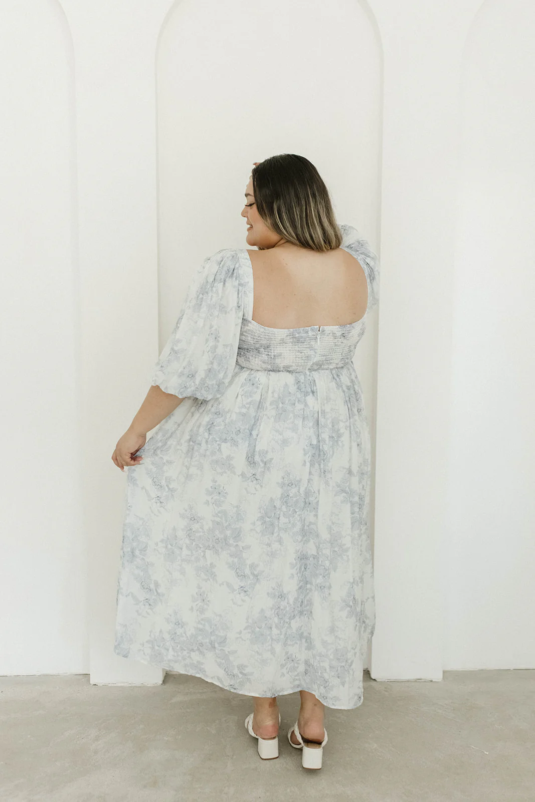 Harlow Maxi Dress in Light Blue Floral - Bump Friendly and Size Inclusive - Image 50