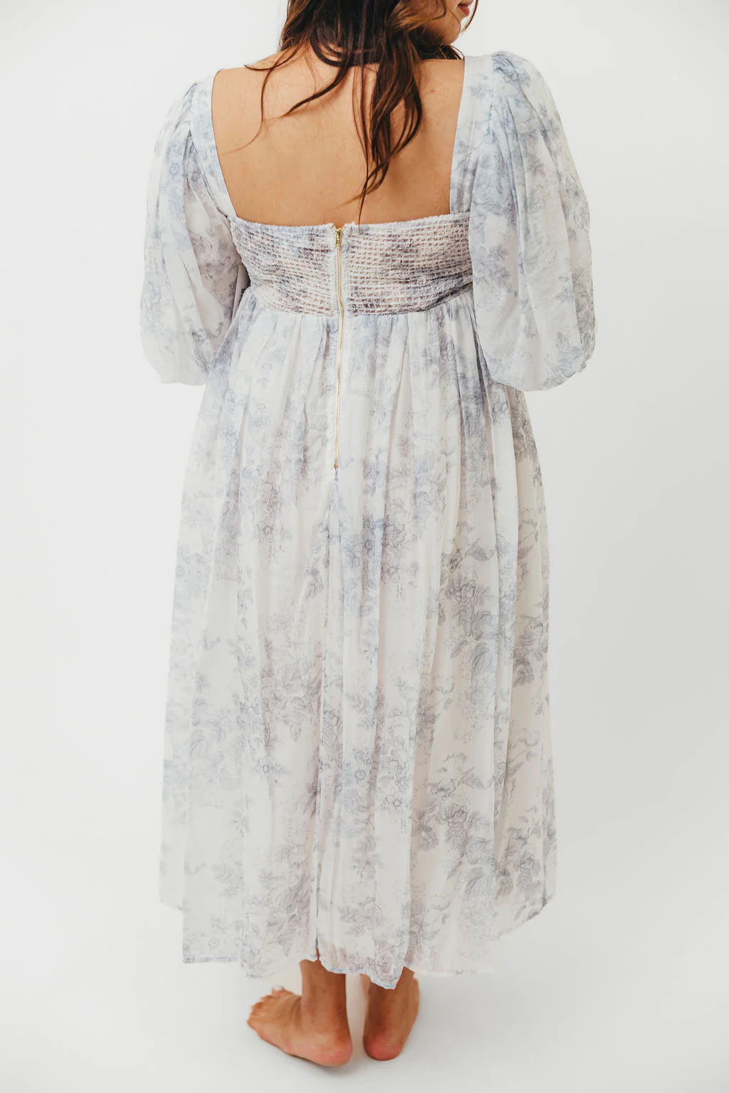Harlow Maxi Dress in Light Blue Floral - Bump Friendly and Size Inclusive - Image 53