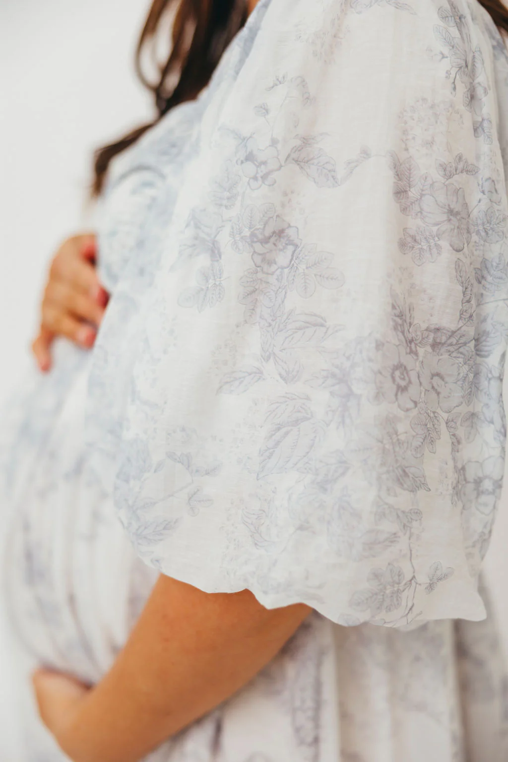 Harlow Maxi Dress in Light Blue Floral - Bump Friendly and Size Inclusive - Image 54