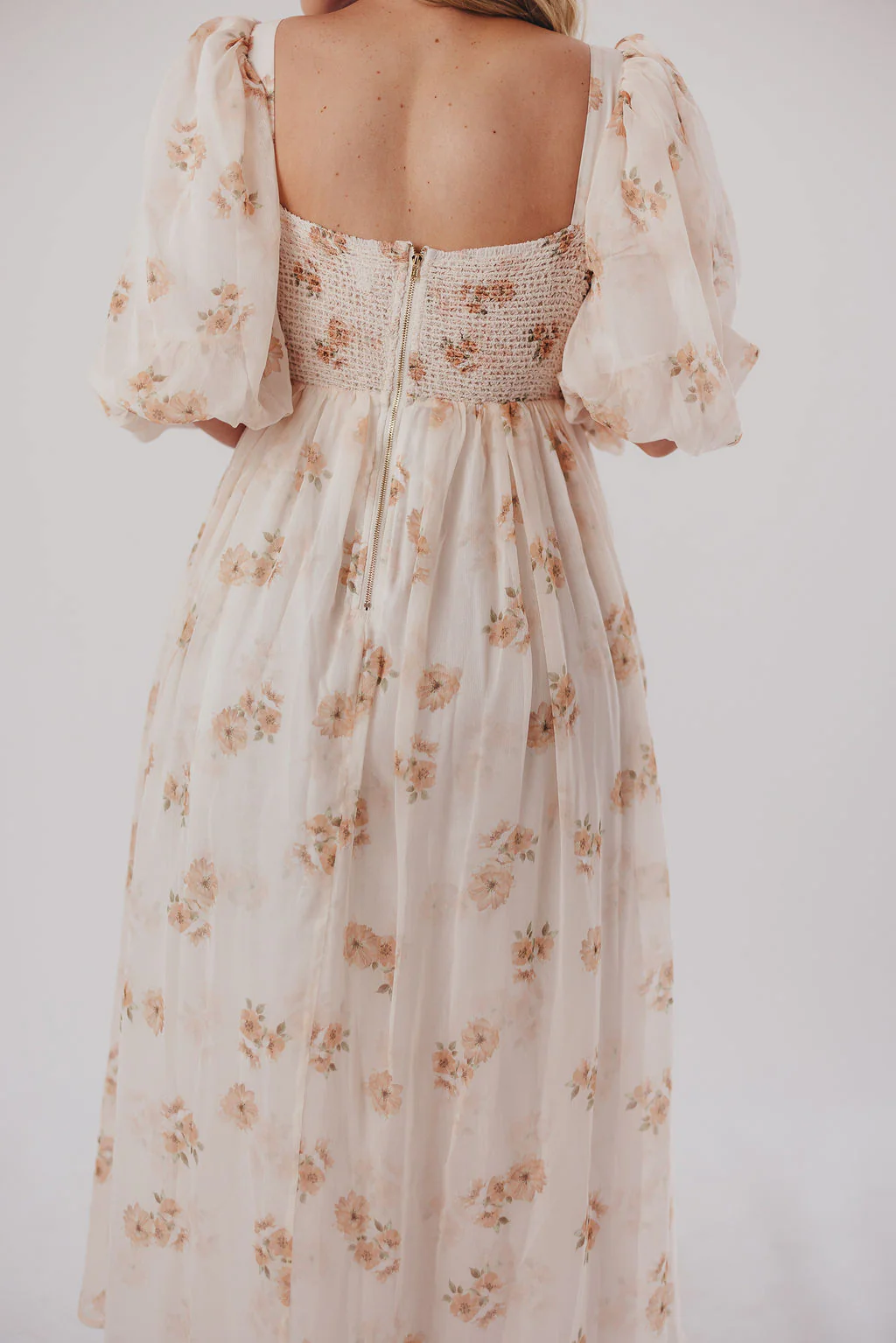 Harlow Maxi Dress in Taupe Floral - Bump Friendly & Inclusive Sizing (S-3XL) - Image 15