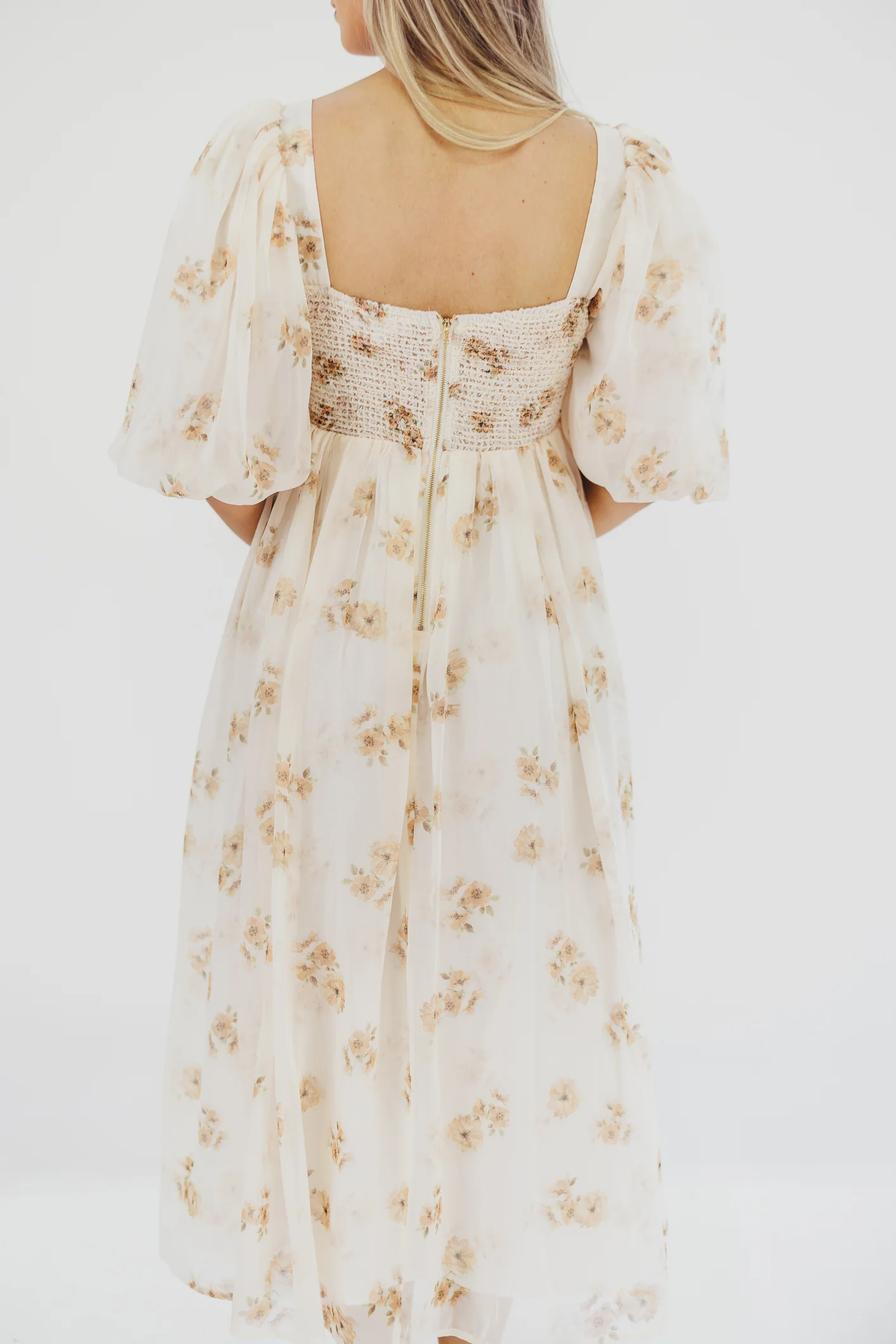 Harlow Maxi Dress in Taupe Floral - Bump Friendly & Inclusive Sizing (S-3XL) - Image 25