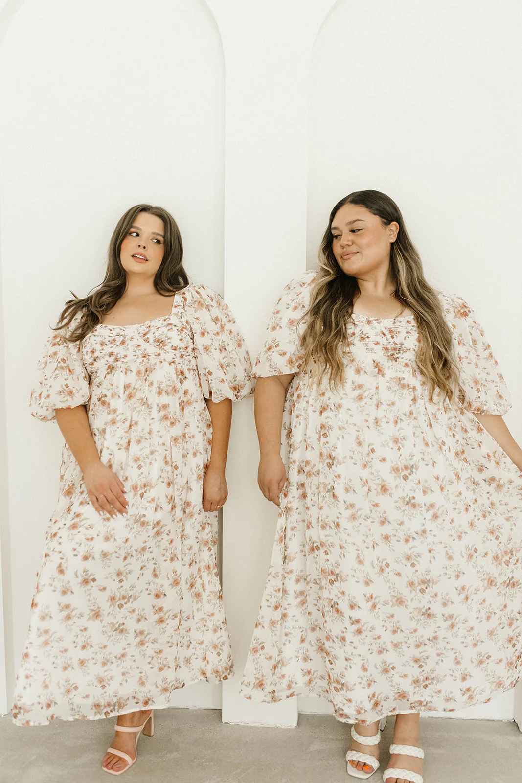 Harlow Maxi Dress in Ivory Floral - Bump Friendly & Inclusive Sizing (S-3XL) - Image 42