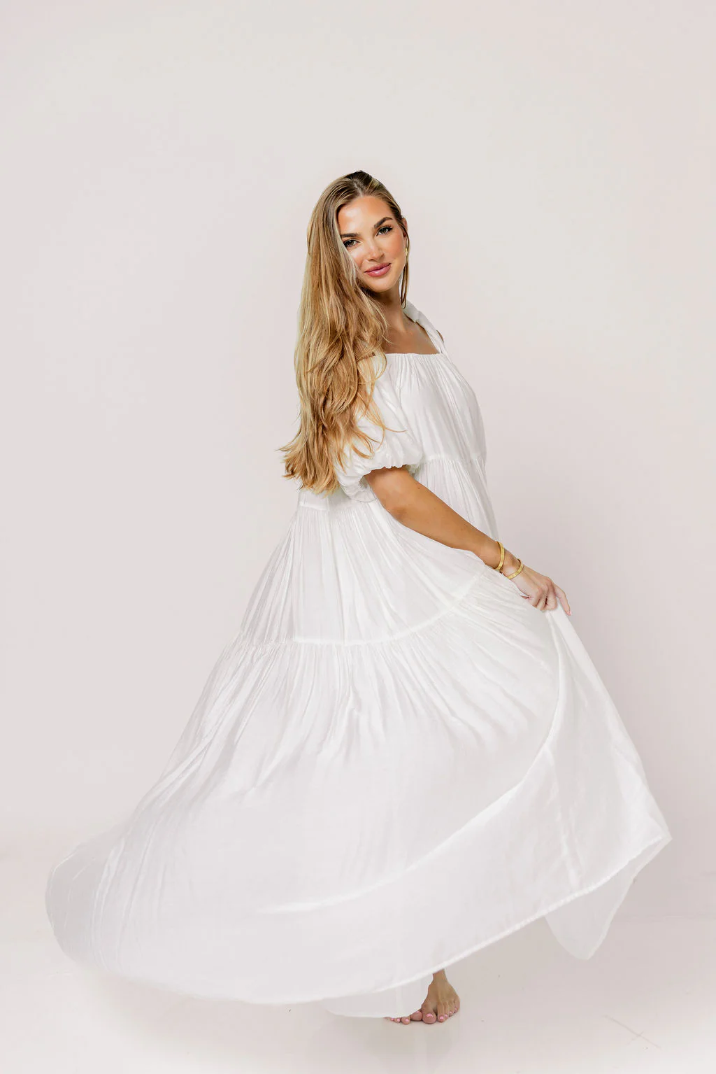 Channing Maxi Dress in Off-White - Bump Friendly  *5/31 PRE-ORDER* - Image 13