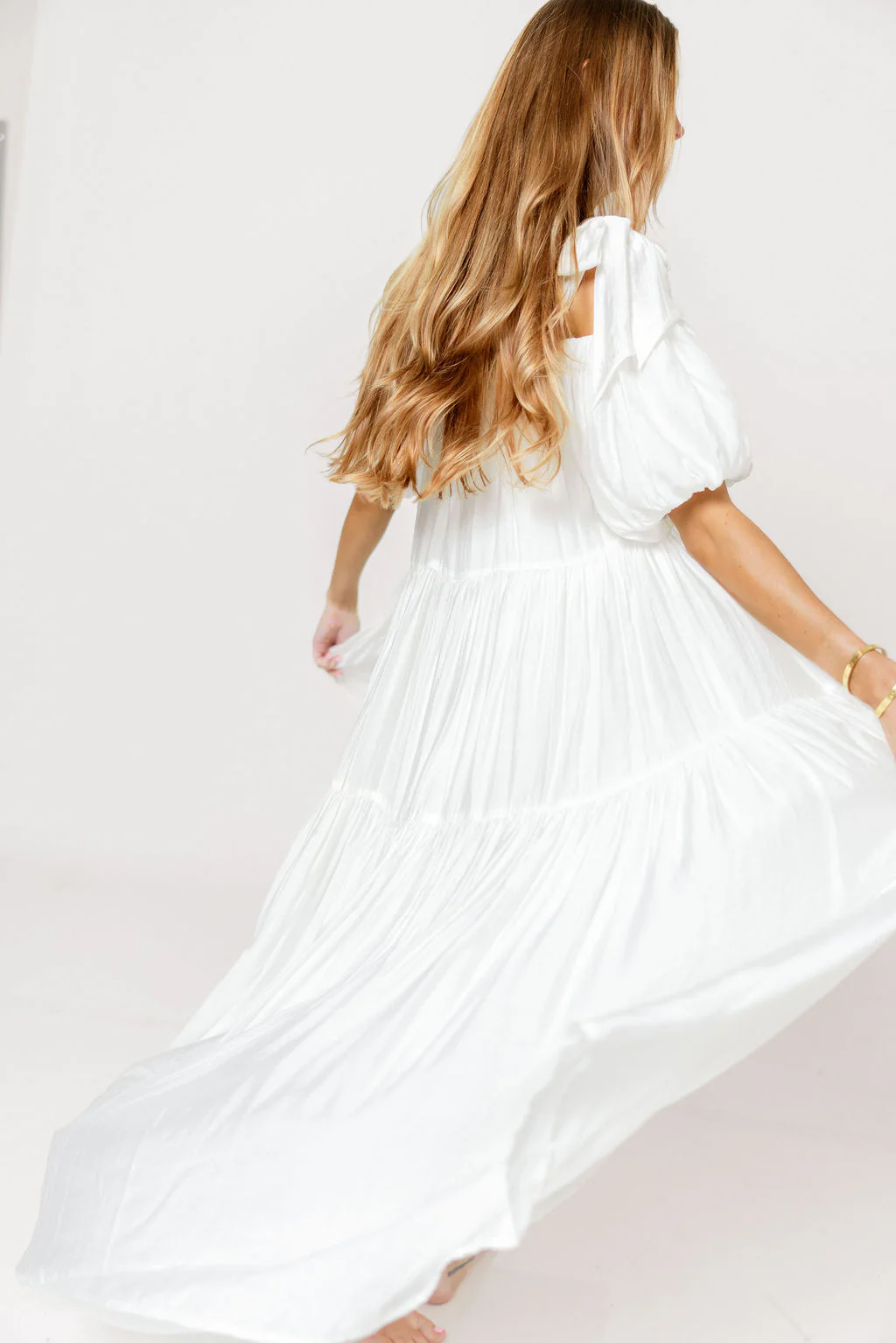 Channing Maxi Dress in Off-White - Bump Friendly  *5/31 PRE-ORDER* - Image 17