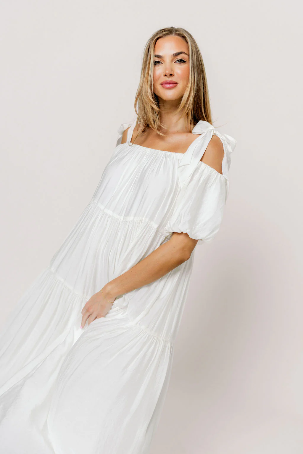 Channing Maxi Dress in Off-White - Bump Friendly  *5/31 PRE-ORDER* - Image 19