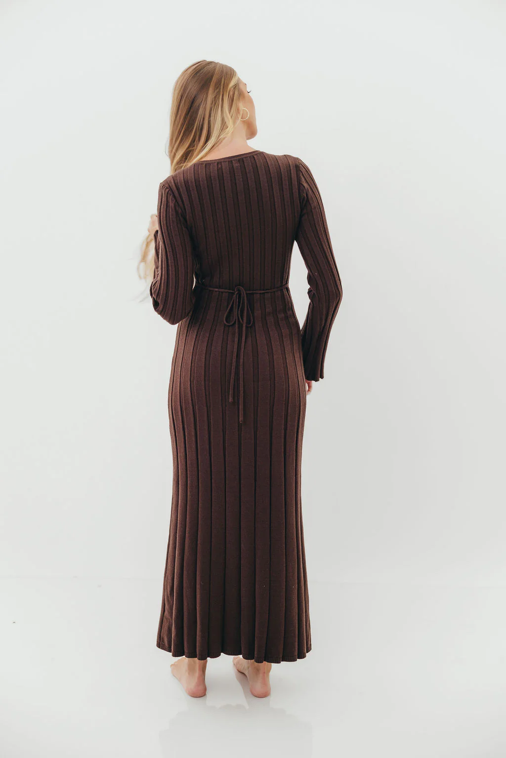 Colette Luxe Maxi Dress in Chocolate Brown *Final Sale* - Image 6