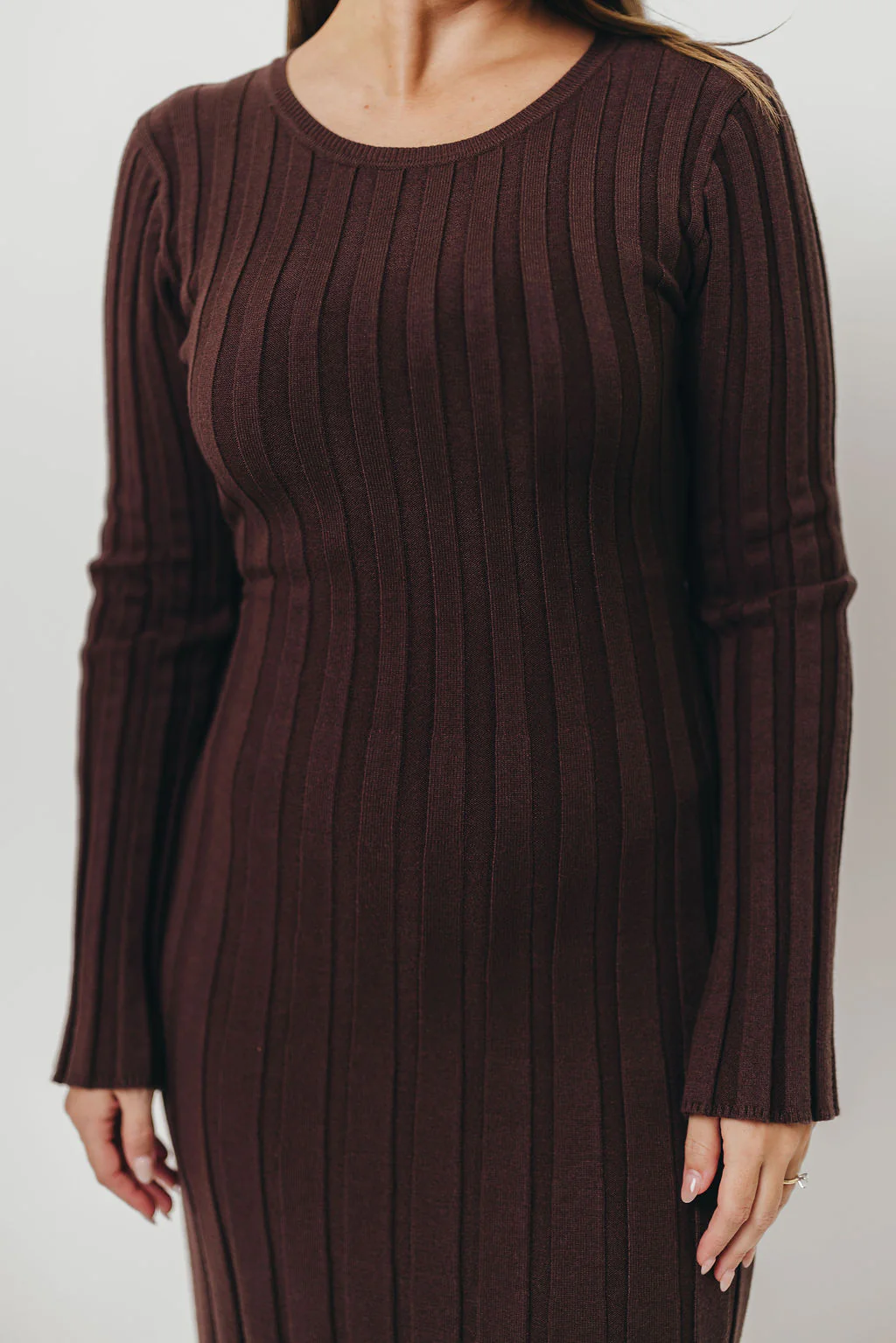 Colette Luxe Maxi Dress in Chocolate Brown *Final Sale* - Image 8