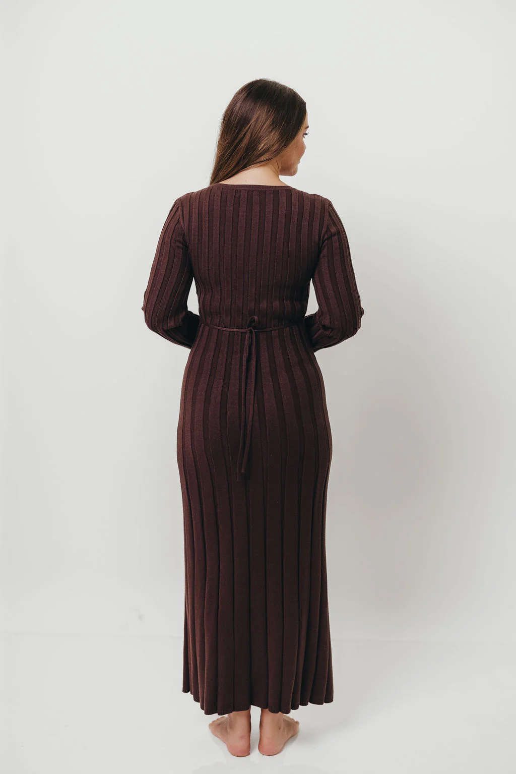 Colette Luxe Maxi Dress in Chocolate Brown *Final Sale* - Image 9