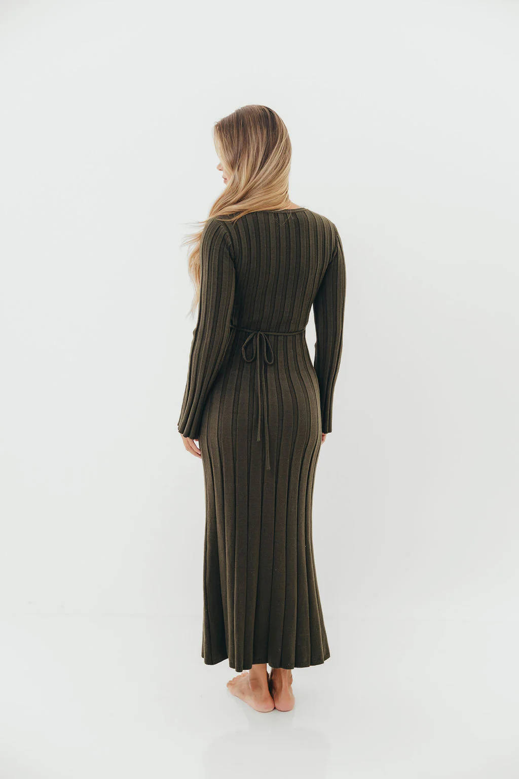 Colette Luxe Maxi Dress in Dark Evergreen *Final Sale* - Image 6