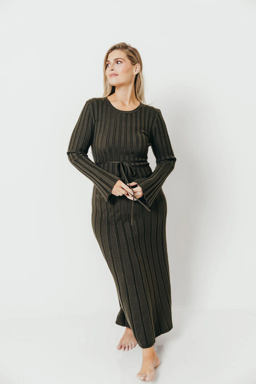 Colette Luxe Maxi Dress in Dark Evergreen *Final Sale* - Image 7