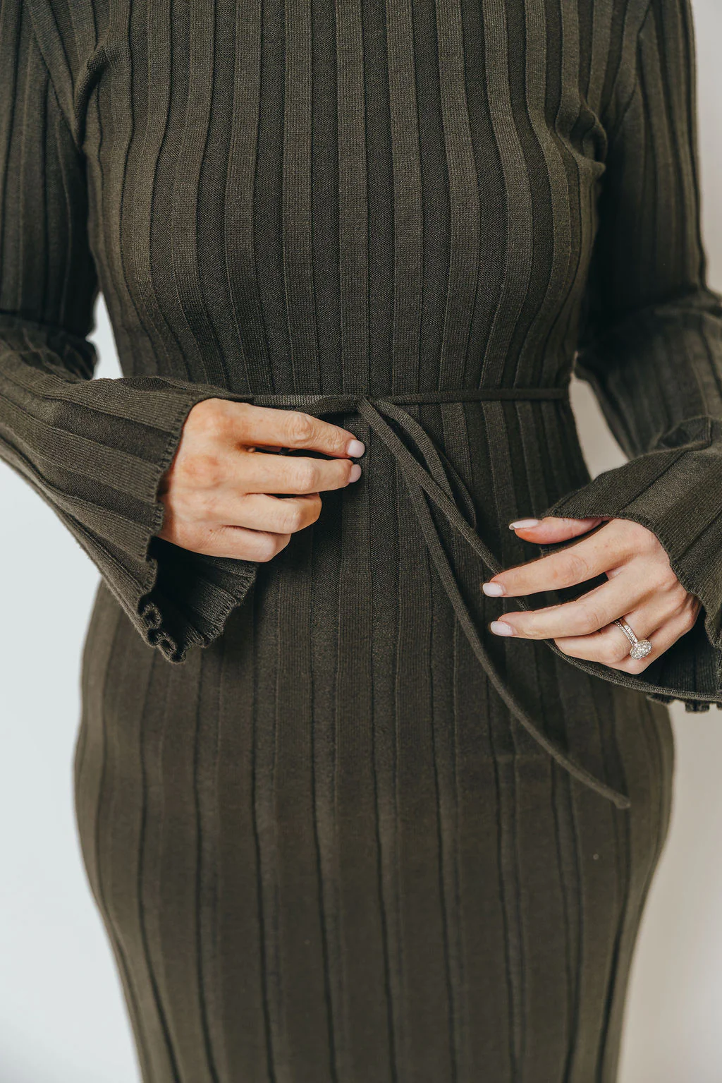 Colette Luxe Maxi Dress in Dark Evergreen *Final Sale* - Image 8
