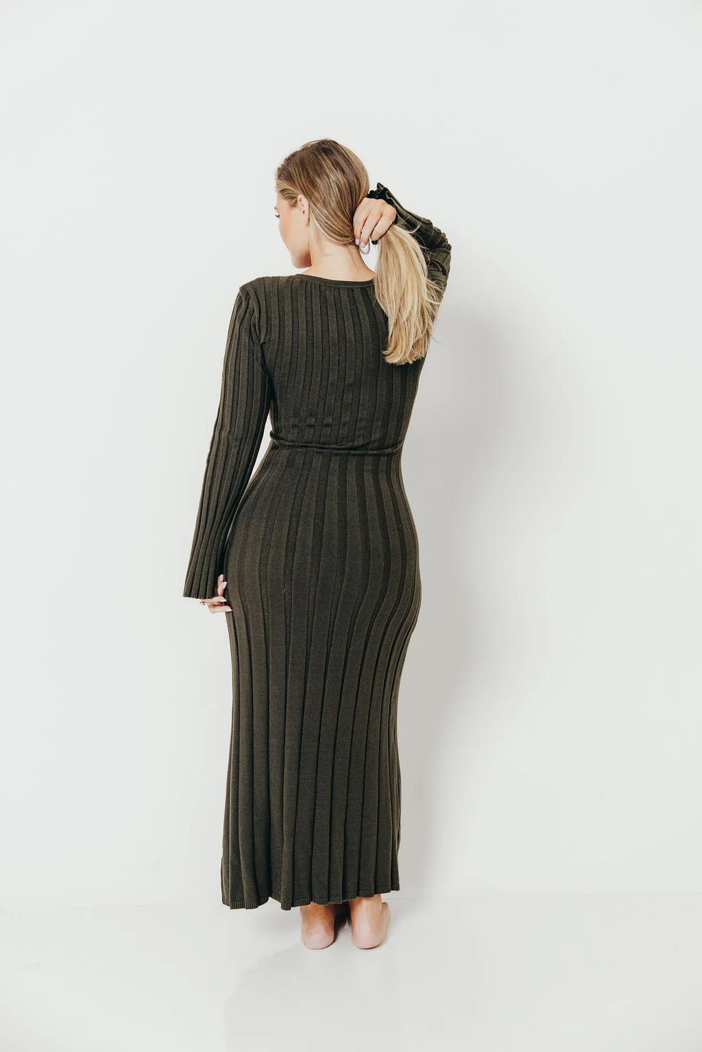 Colette Luxe Maxi Dress in Dark Evergreen *Final Sale* - Image 9