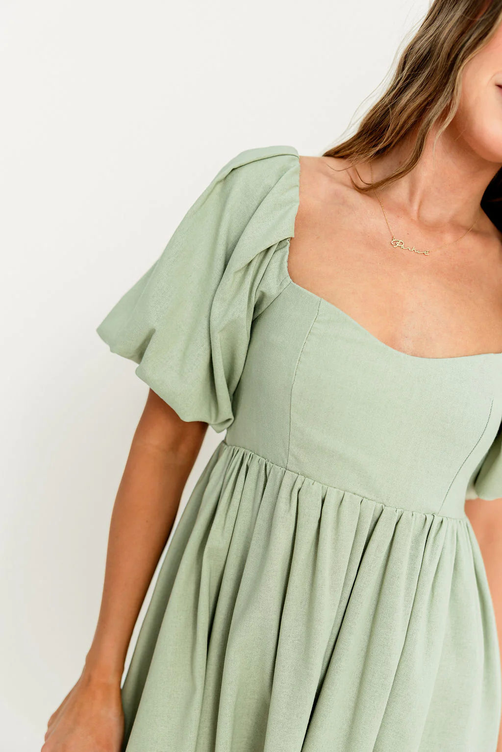 Hamilton Midi Dress in Olive - Bump Friendly & Inclusive Sizing (S-2XL) - Image 26