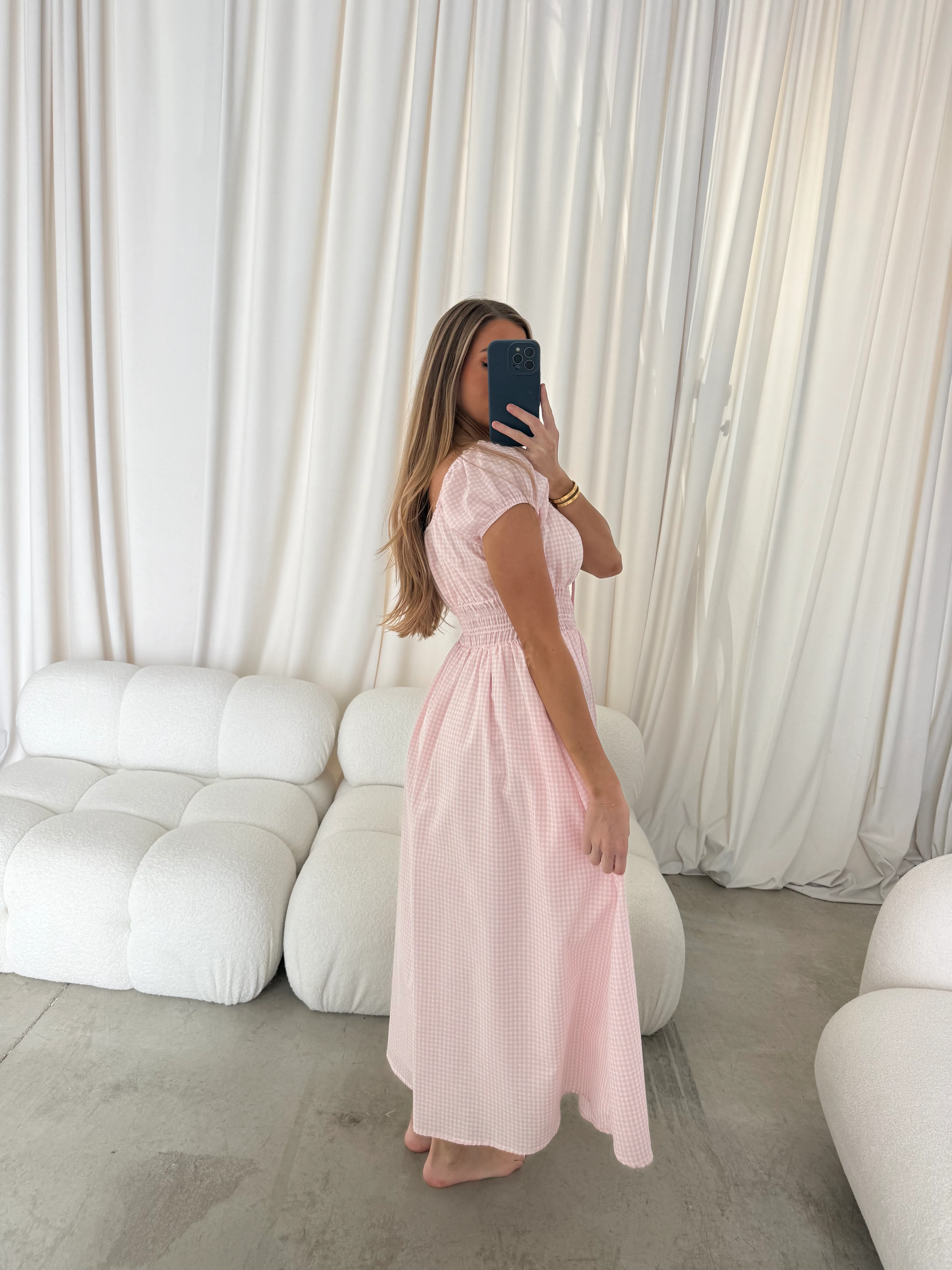 Corey Dress in Light Pink - Image 10