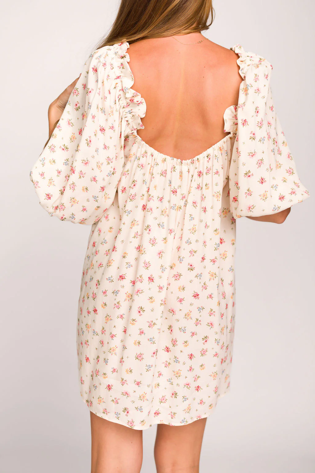 Darling Mini Dress in Country Bloom - Image 10