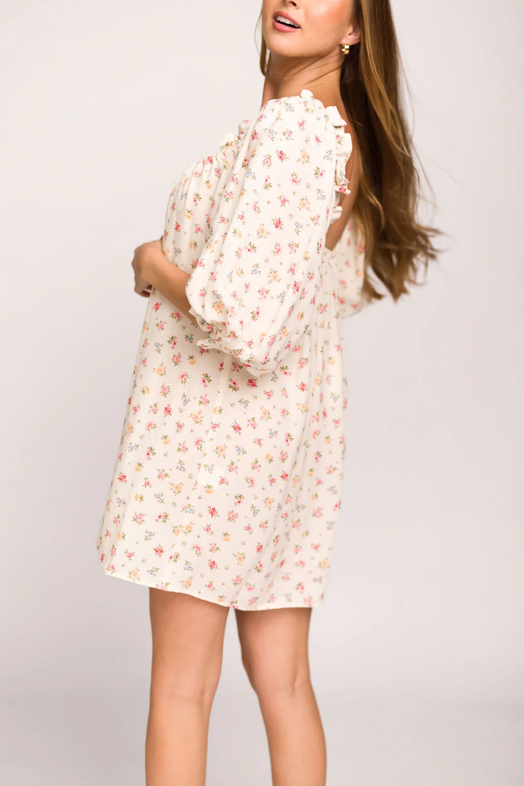 Darling Mini Dress in Country Bloom - Image 11